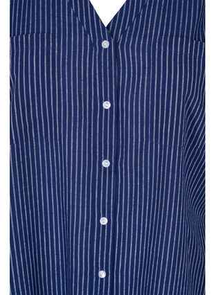 Randig skjorta i 100% bomull, Ocean Cavern Stripe, Packshot image number 2