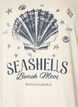 T-shirt i bomull med tryck, Vanilla, Packshot image number 2