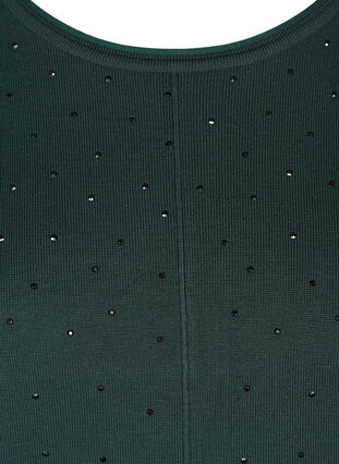 Stickad tröja, Darkest Spruce, Packshot image number 2
