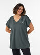L&ouml;s tr&auml;ningst-shirt med v-ringning, Gr&ouml;n, Model image number 0