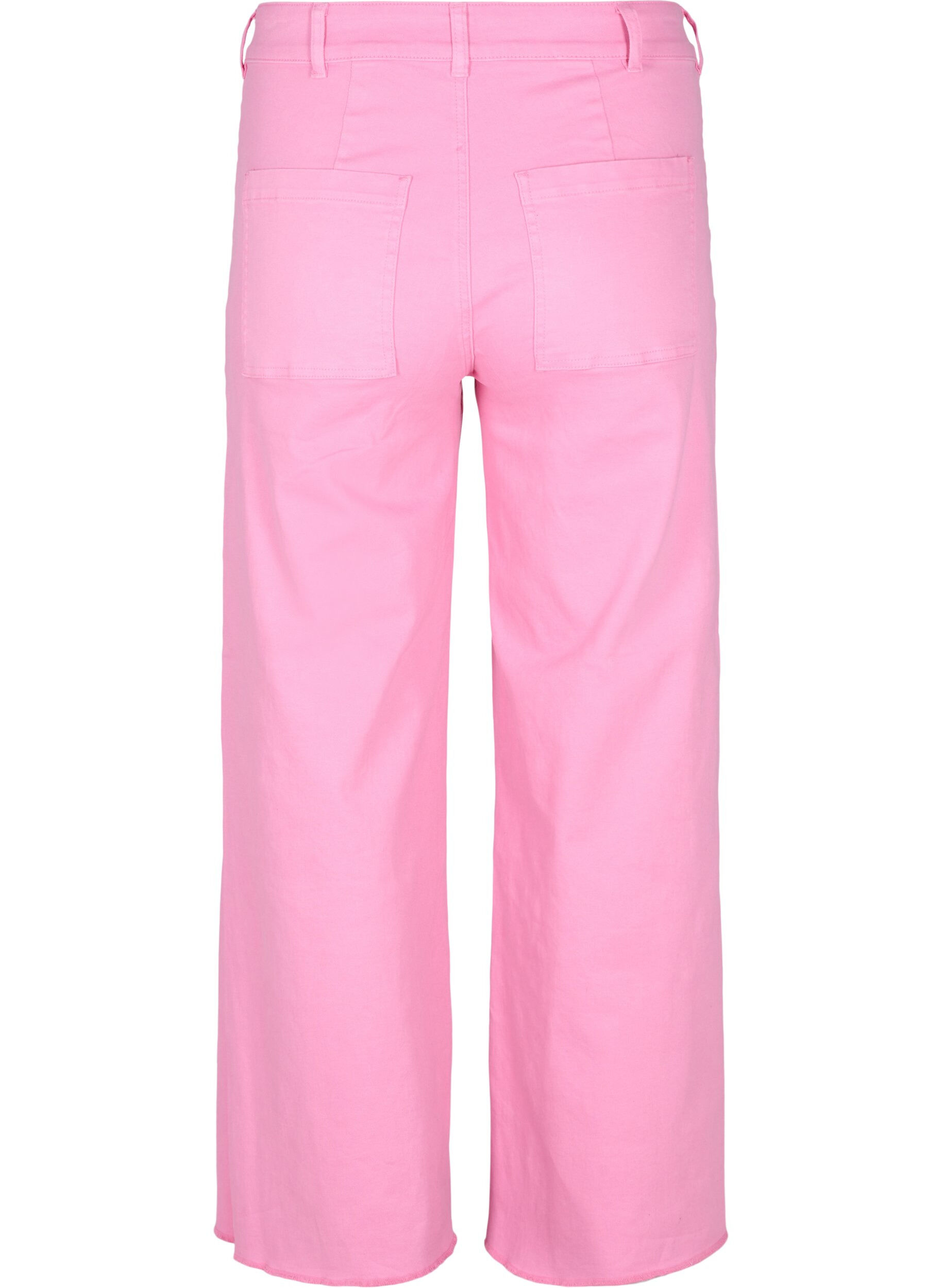 Zizzi Utsv&auml;ngda jeans med h&ouml;g midja, Rosa, Packshot image number 1
