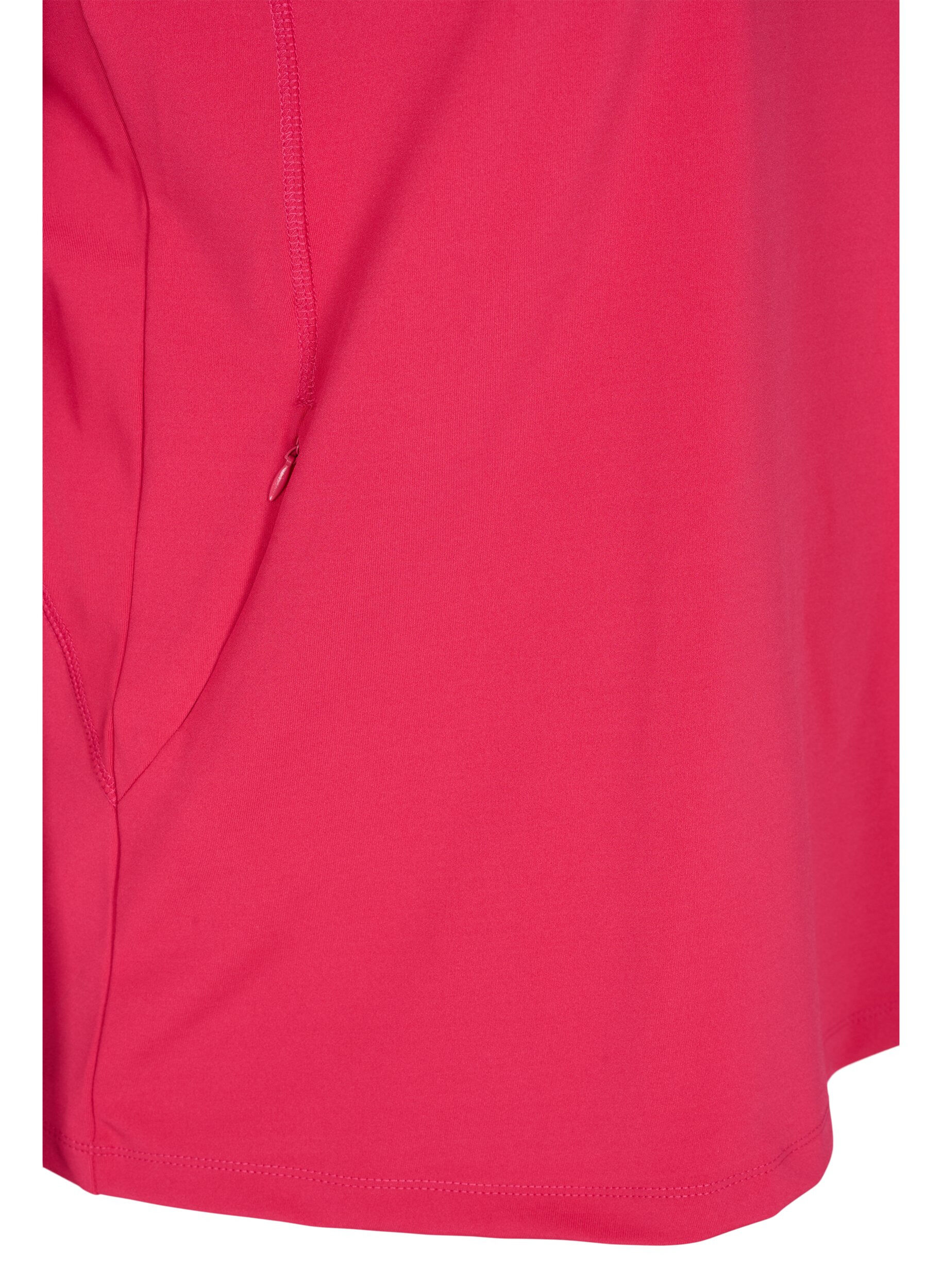 Zizzi Tr&auml;ningstopp med brottarrygg och mesh, Jazzy, Packshot image number 3