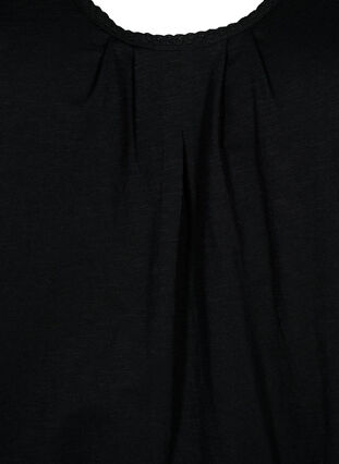 2-pack bomullstopp med spetskant, Black / Black, Packshot image number 2