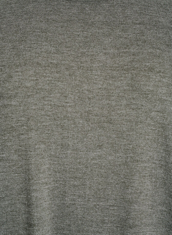 Jerseyblus med 3/4-&auml;rm, Gr&ouml;n, Packshot image number 2