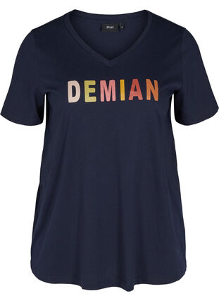 T-shirt med tryck, Night Sky DEMIAN, Packshot image number 0
