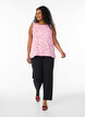 &Auml;rmelloses Top mit Struktur, Rosa, Model image number 1