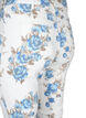 Amy caprijeans med hög midja och blommönster, White B.AOP, Packshot image number 3