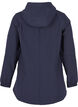 Kort softshell jacka med luva, Night Sky, Packshot image number 1