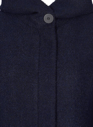 A-linjeformad kappa med huva, Night Sky Mel., Packshot image number 2