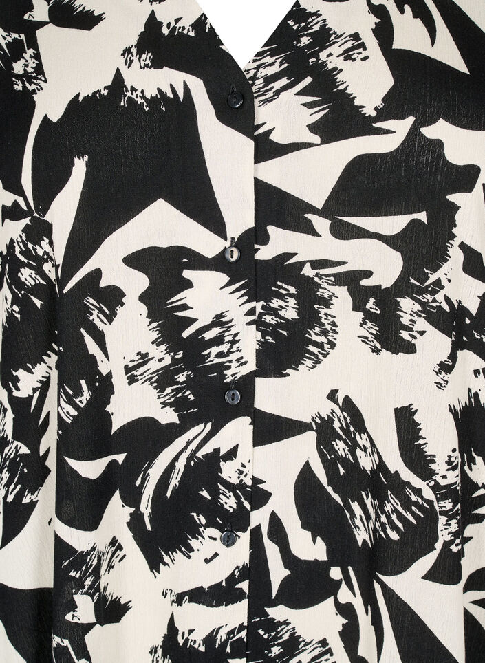 Kaftan strandklänning med knappar, Beige, Packshot image number 2