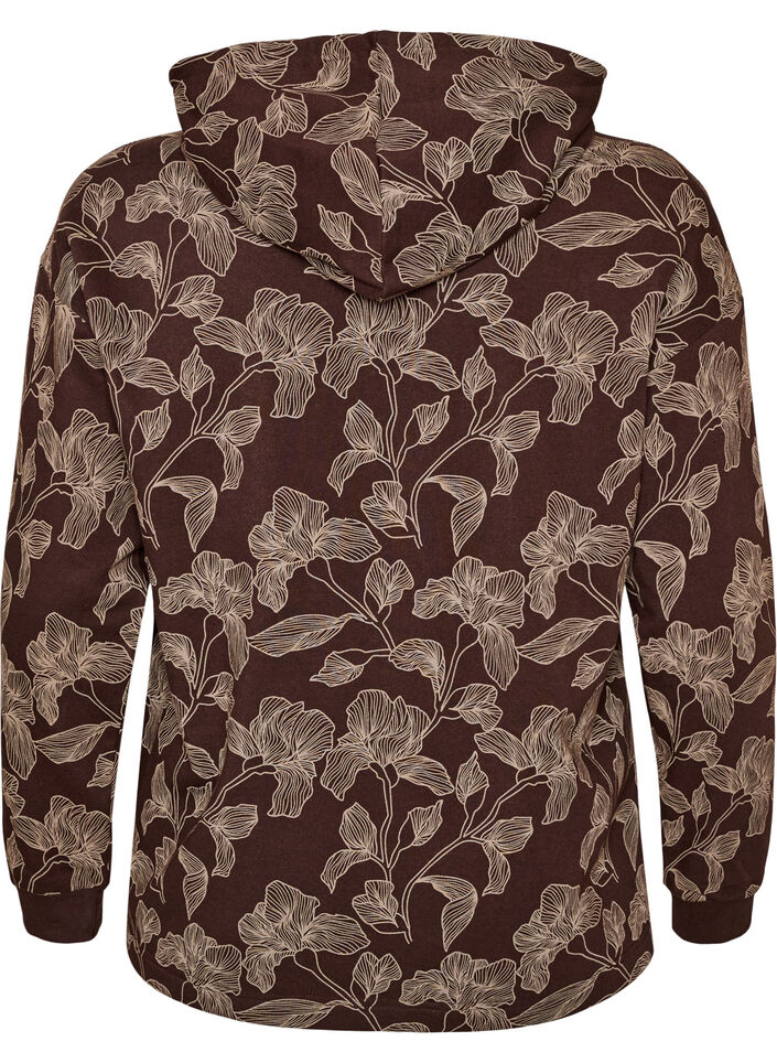 Huvtr&ouml;ja med helt&auml;ckande m&ouml;nster, Brun, Packshot image number 1