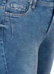 Croppade Amy jeans med blixtl&aring;s, Bl&aring;, Model image number 4