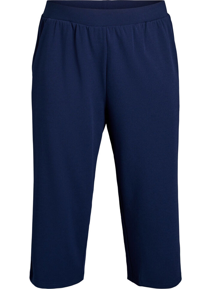 FLASH - H&ouml;gmidjade knickers med l&ouml;s passform, Bl&aring;, Packshot image number 0