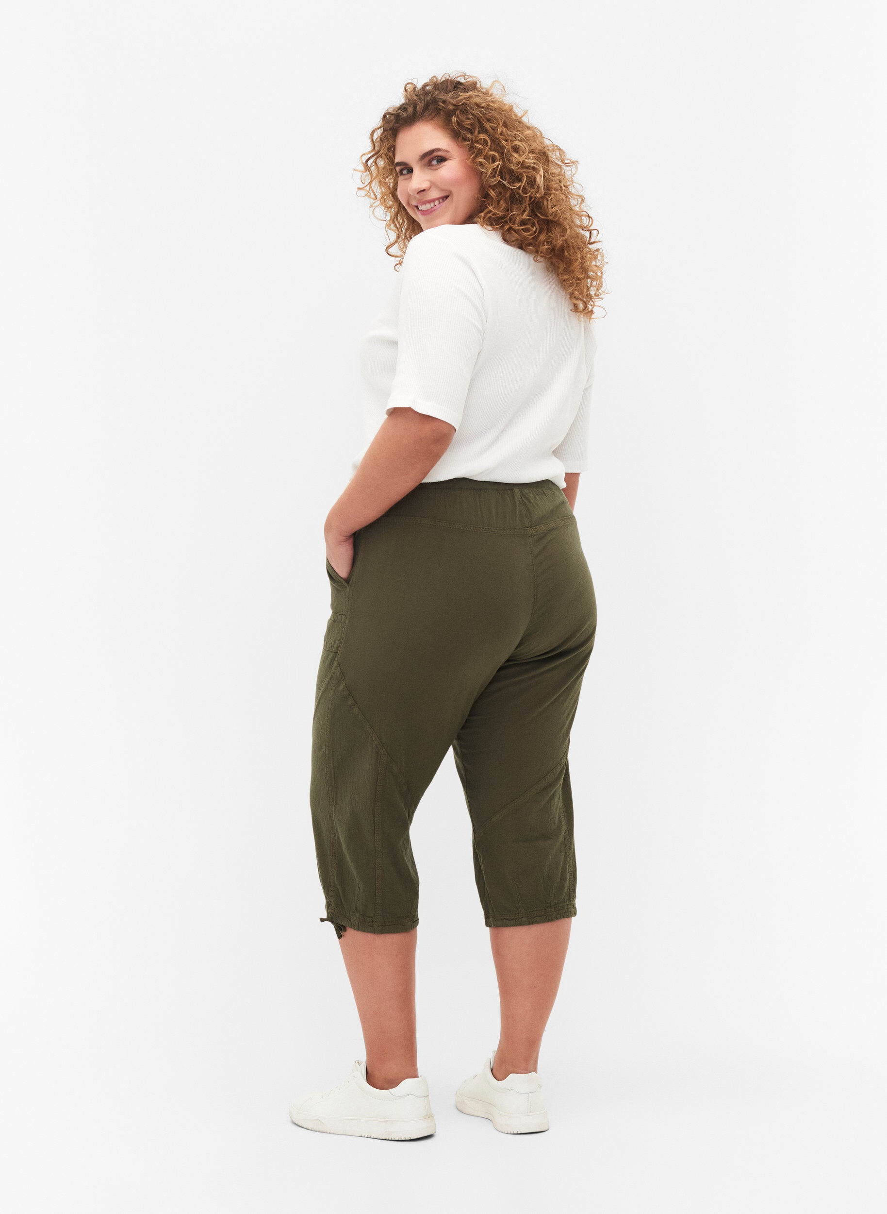 ZizziKnickers i bomull, Gr&ouml;n, Model image number 1