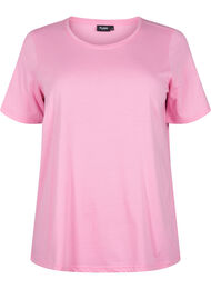 FLASH - T-shirt med rund halsringning, Begonia Pink