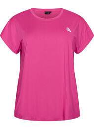 Enf&auml;rgad tr&auml;nings-T-shirt, Rosa