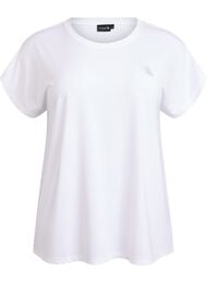 Enf&auml;rgad tr&auml;nings-T-shirt, Vit