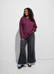 Sweatshirt med rund halsringning, R&ouml;d, Model image number 1