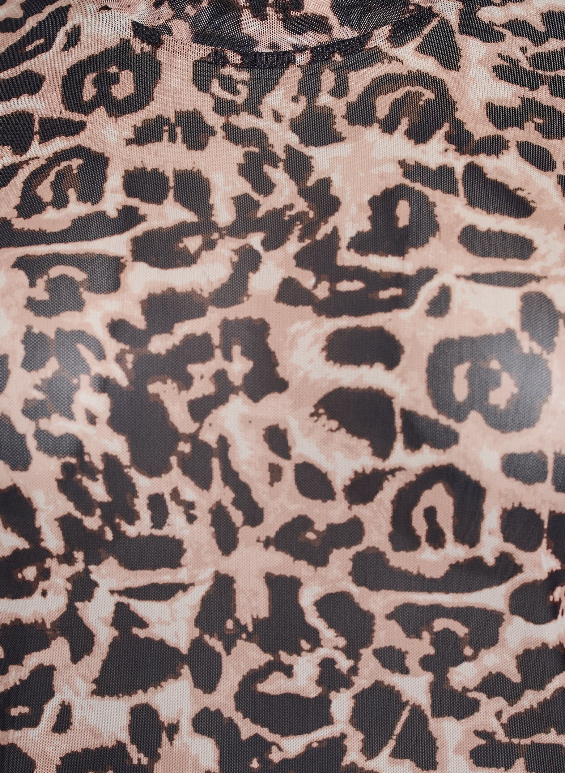 Zizzi Meshblus med korta &auml;rmar, Brun, Packshot image number 2