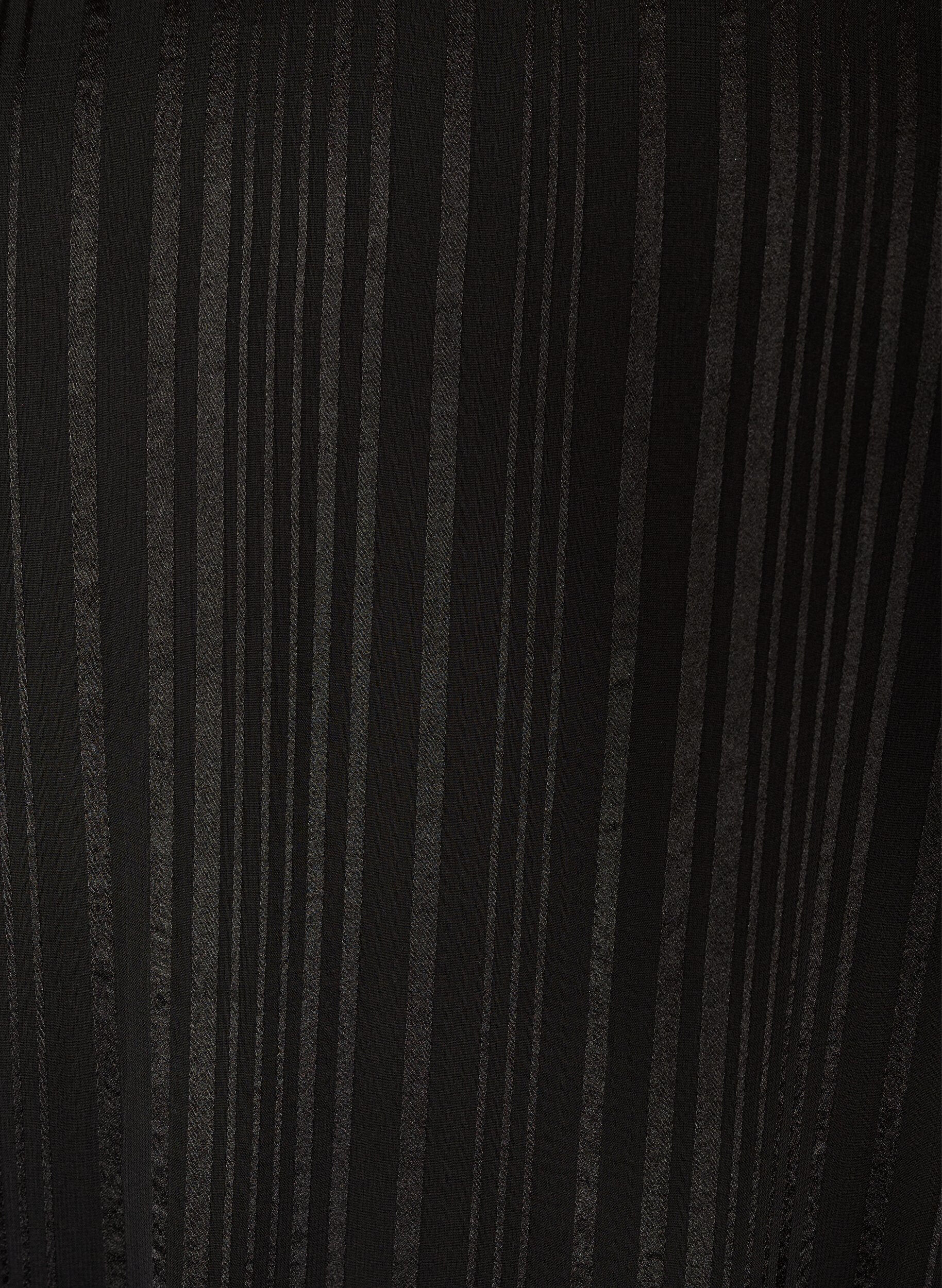 ZizziRandig blus med ballongform, Svart, Packshot image number 2