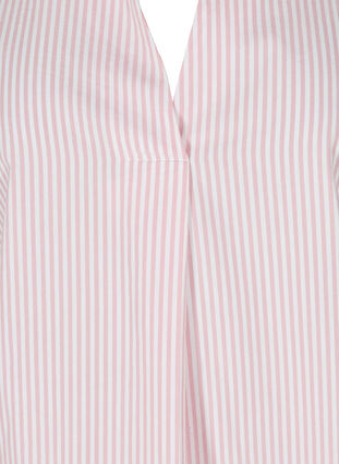 Randig skjorta i ekologisk bomull, Blush Stripe, Packshot image number 2