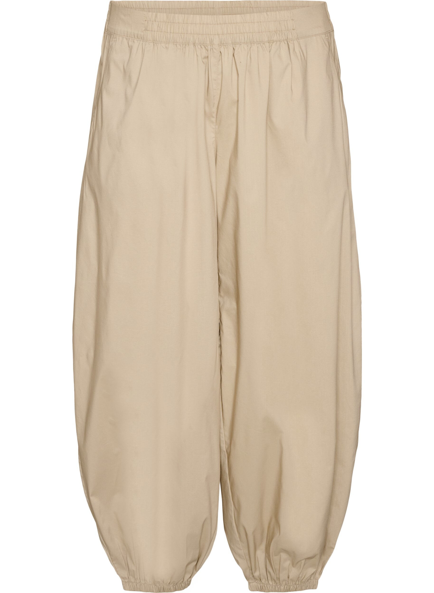 Ballongbyxor med fickor och res&aring;r i midjan