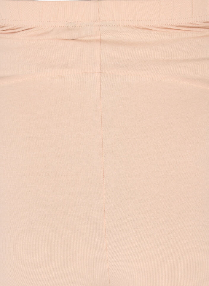 Kroppsnära graviditetsshorts i bomull, Beige, Packshot image number 3