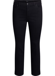 Slim fit-jeans med normal midja, Black