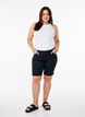 Slim fit Emily shorts med normal midja, Svart, Model image number 1