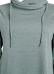 Kort sweatshirtkl&auml;nning med h&ouml;g krage och fickor, Gr&ouml;n, Packshot image number 2