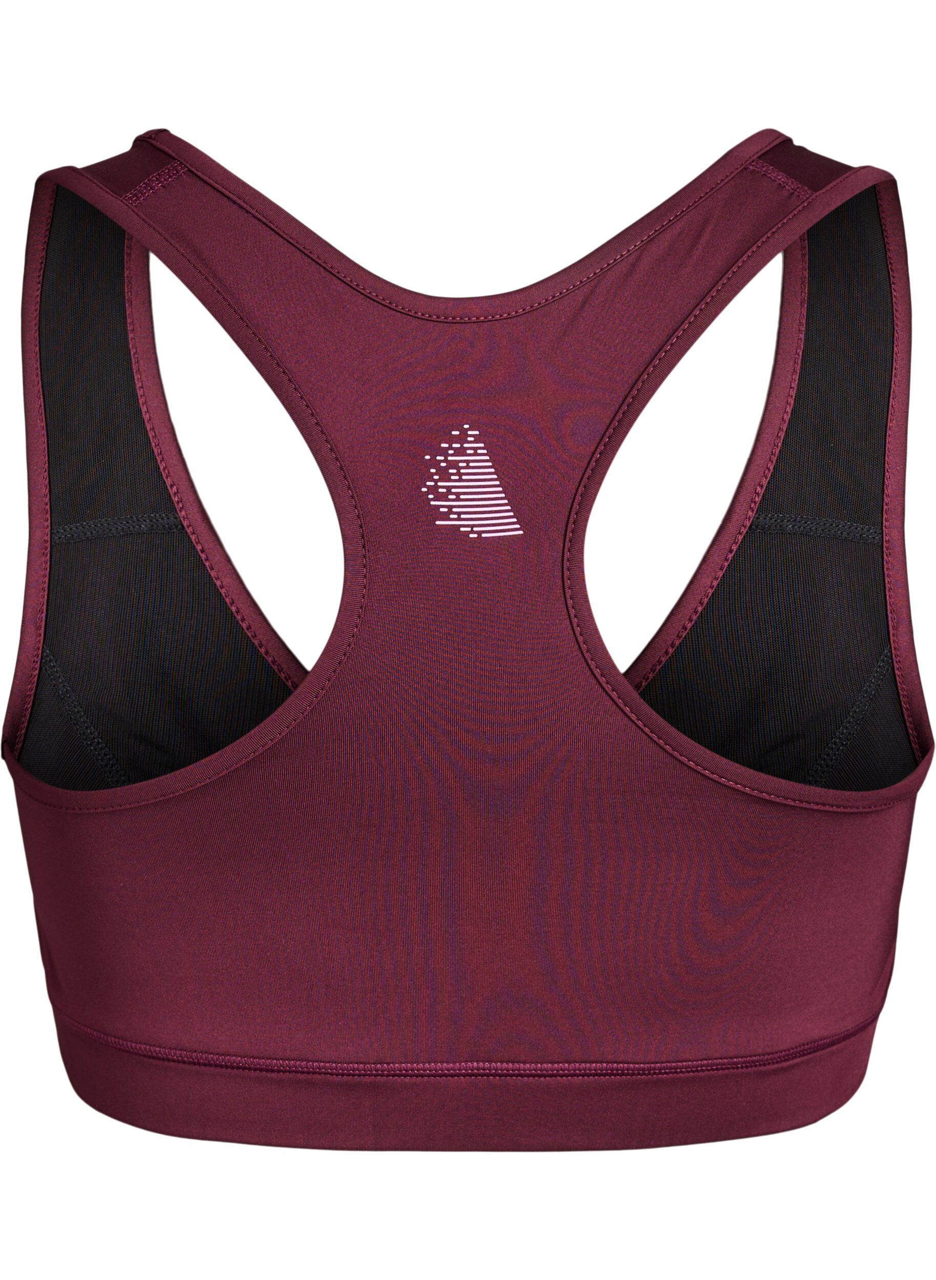 Zizzi Sport-BH med racerback, R&ouml;d, Packshot image number 1
