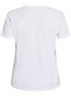 T-shirt med tryck, Vit, Packshot image number 1