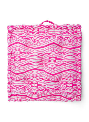 Boxkudde med mönster, Pink, Packshot image number 0