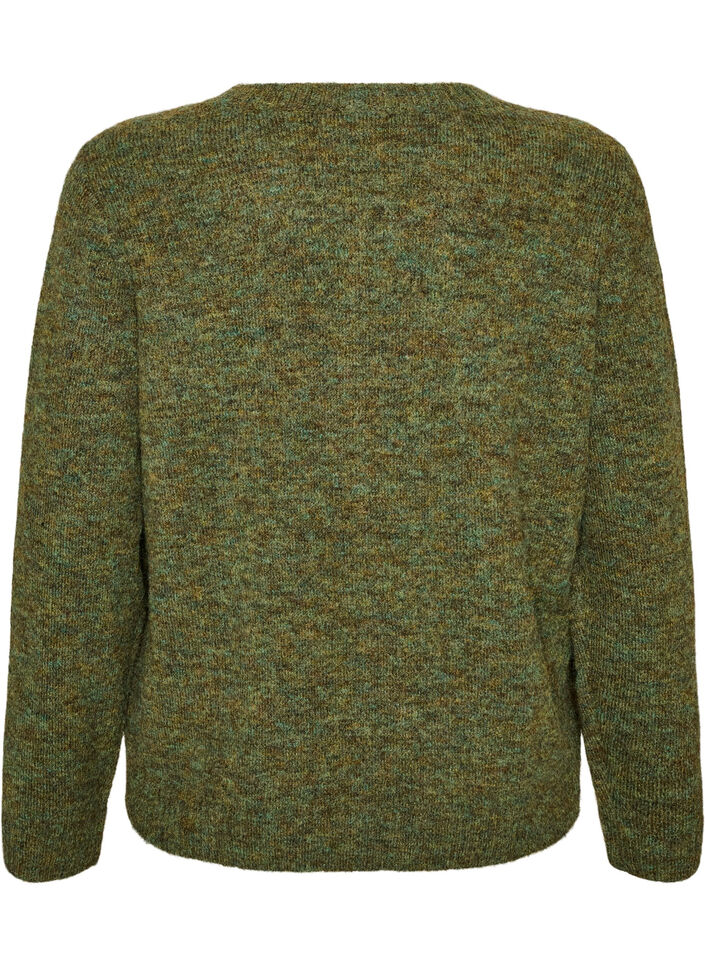 L&ouml;s rundhalsad tr&ouml;ja, Gr&ouml;n, Packshot image number 1