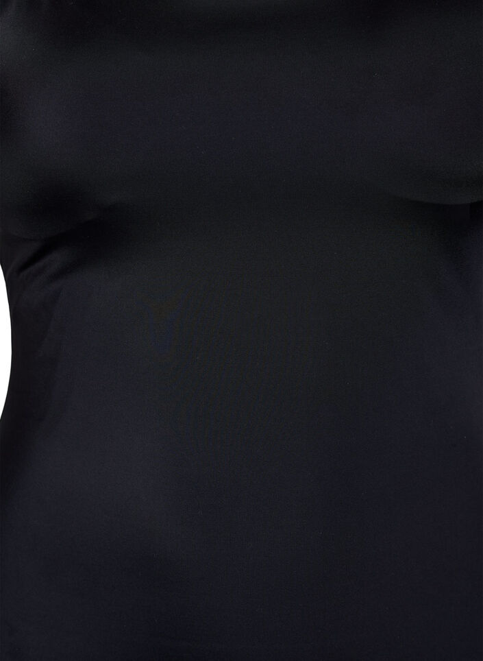 Baddräkt med korsade axelband, Svart, Packshot image number 2