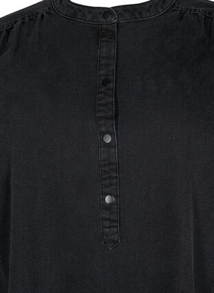 Långärmad jeansklänning, Grey Denim, Packshot image number 2