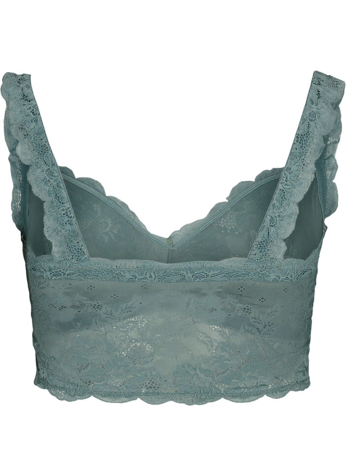Bralette i spets utan bygel, Balsam Green Ass, Packshot image number 1
