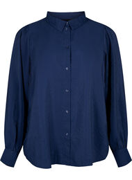 Långärmad skjorta i TENCEL™ Modal, Navy Blazer