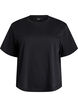 Boxig t-shirt i bomull, Svart, Packshot image number 0