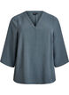 Blus med 3/4-&auml;rm, Gr&ouml;n, Packshot image number 0