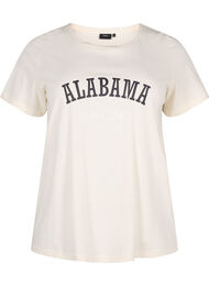 T-shirt i bomull med text, Antique W. Alabama