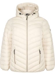 L&auml;ttviktsjacka med huva, Beige