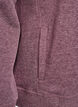 Sweatshirt med h&ouml;g krage och fickor, R&ouml;d, Packshot image number 3