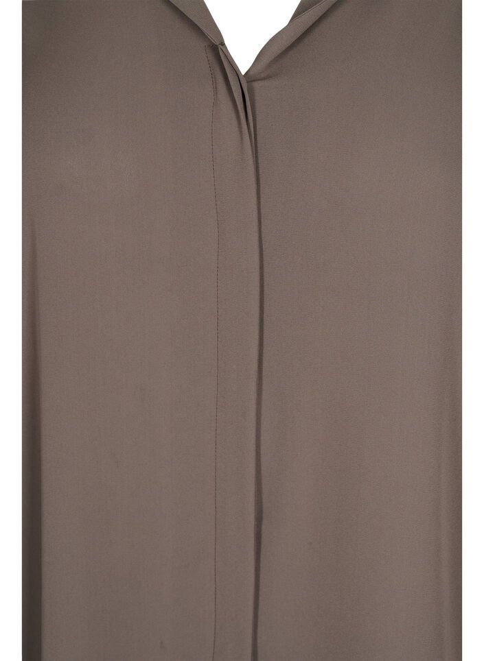 Enfärgad skjorta med V-ringning, Falcon, Packshot image number 2