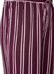 L&ouml;sa pyjamasbyxor med r&auml;nder, M&ouml;rk Bordeaux, Packshot image number 2