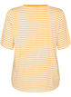 T-shirt i TENCEL&trade; Lyocell med r&auml;nder, Gul, Packshot image number 1