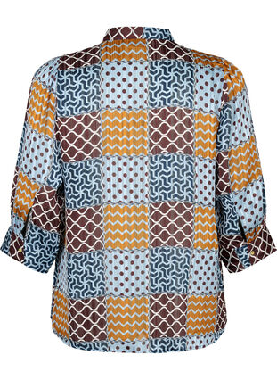 Skjorta med tryck , Multi AOP, Packshot image number 1