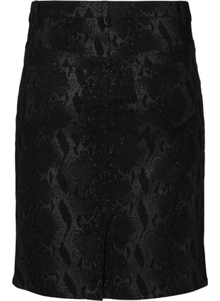Tight kjol med mönster, Black Snake, Packshot image number 1