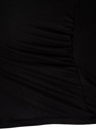 Basic gravidblus med långa ärmar, Black, Packshot image number 3