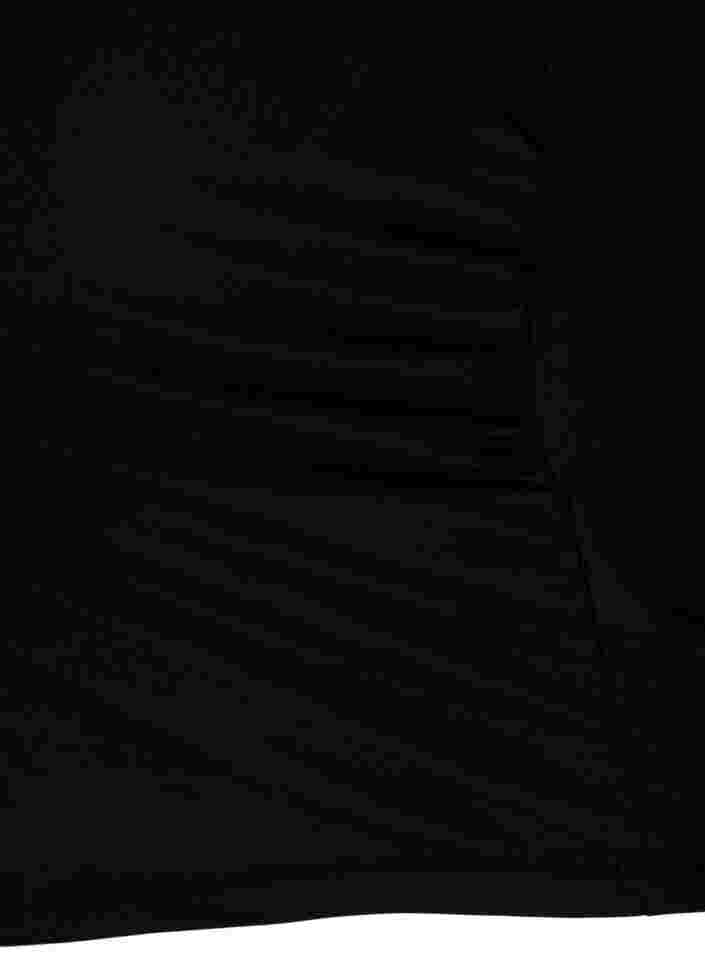 Basic gravidblus med långa ärmar, Black, Packshot image number 3
